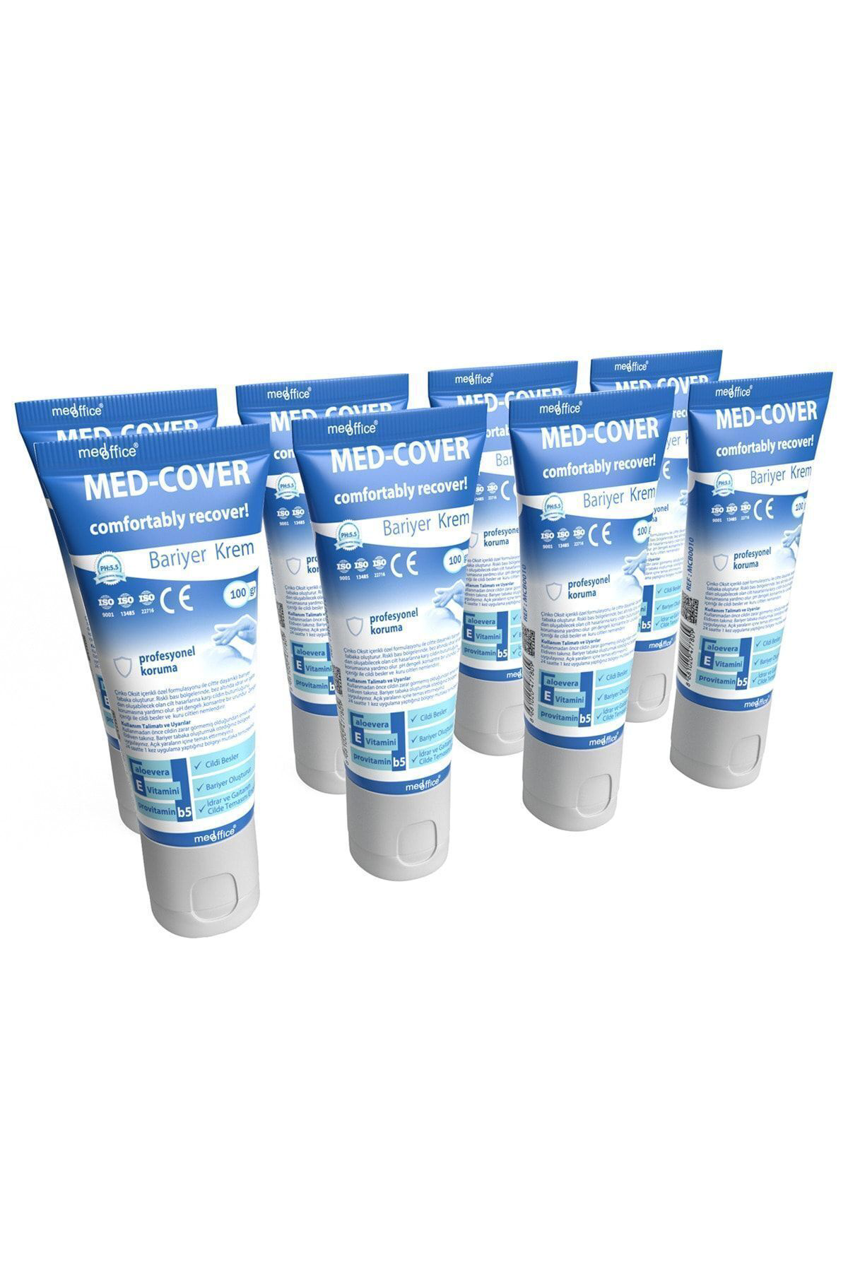 Med-cover Çinko Oksit Bariyer Krem 100gr X 8 Adet