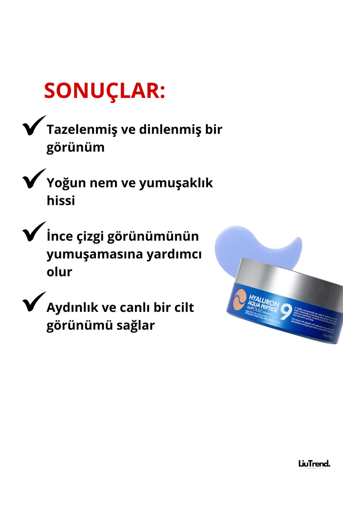 MEDI-PEEL Hyaluron Aqua Peptide 9 Ampoule Eye Yoğun Nemlendirici 