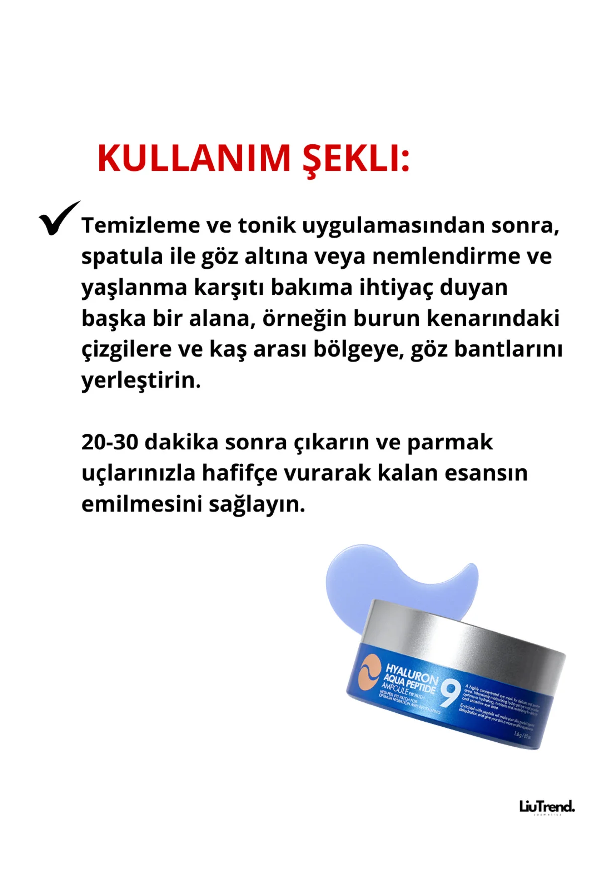 MEDI-PEEL Hyaluron Aqua Peptide 9 Ampoule Eye Yoğun Nemlendirici 