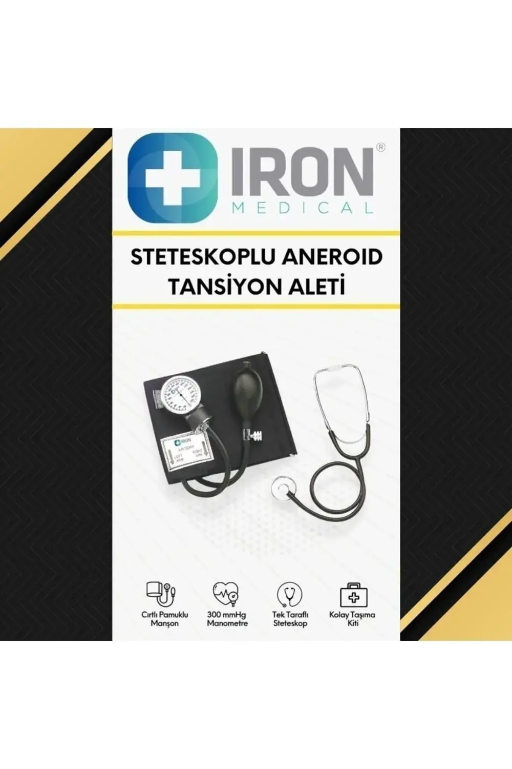Medical MC-50A Steteskoplu Aneroid Tansiyon Aleti Cırt Cırtlı
