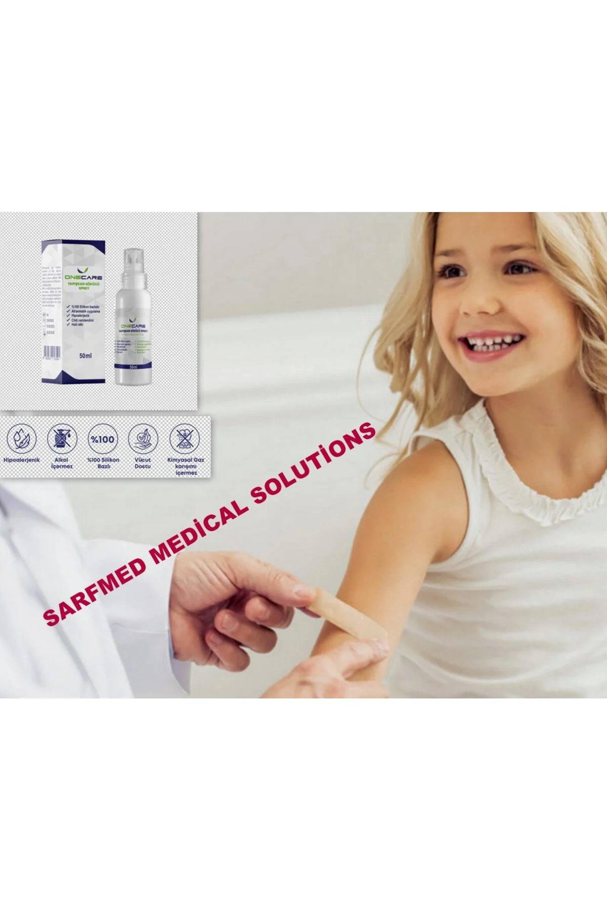Medikal Flaster Sökücü, Yapışkan Çözücü Sprey 50 ml (2 Adet) Fiyatı, Yorumları ve Özellikleri
