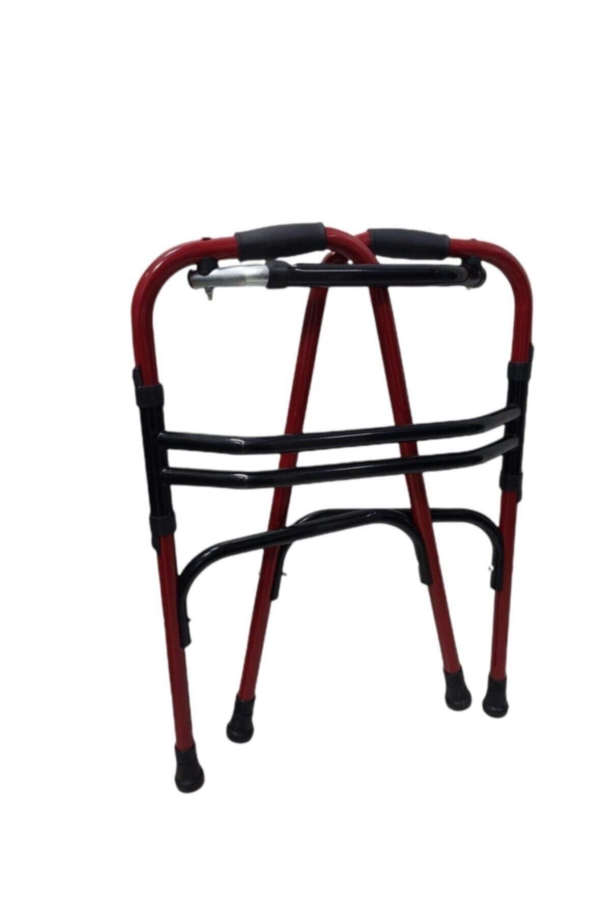 Zeymer Medikal Hareketli Katlanabilir Alüminyum Kirmizi Wolker