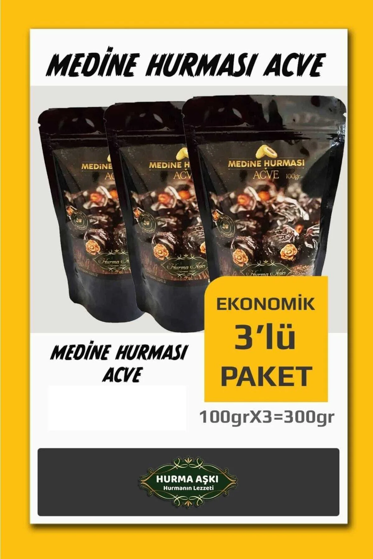 Medine Hurması Acve 3x100gr Medine Hurması Acve 3x100gr
