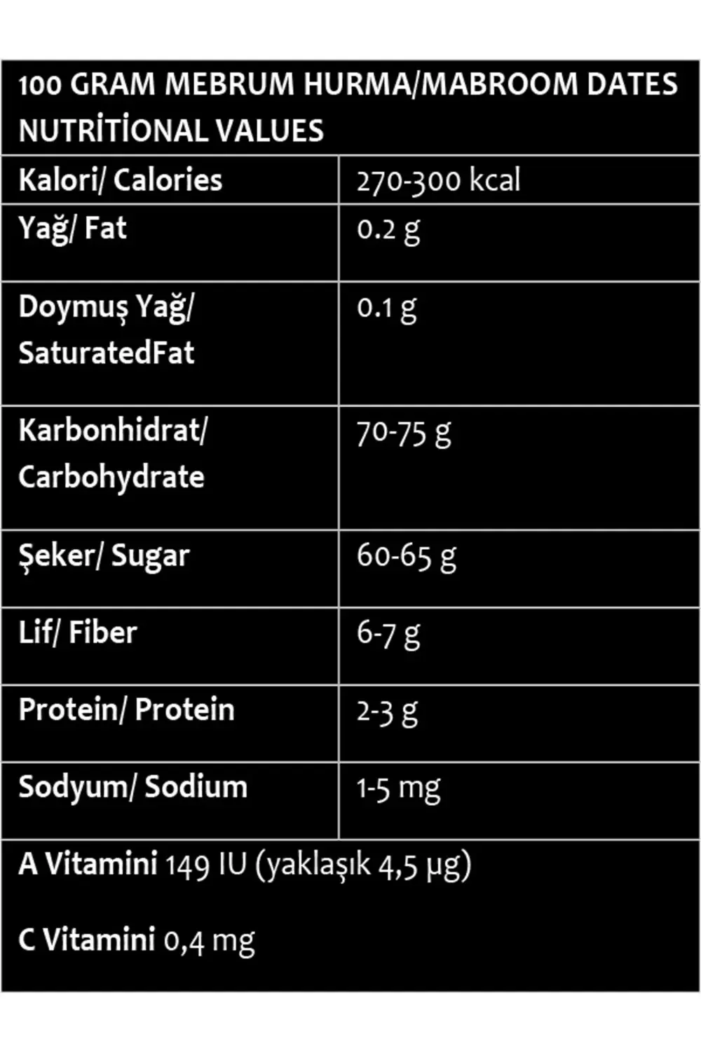 Medine Hurması Mebrum