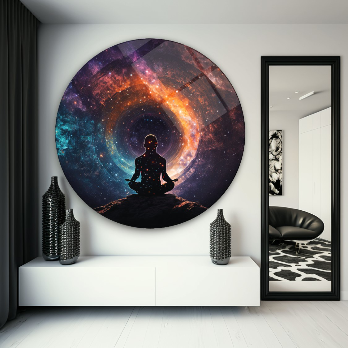 Meditasyon Adam Yuvarlak Cam Tablo | Hediyelik, Dekoratif, Ofis, Meditasyon Adam Yuvarlak Cam Tablo | Hediyelik, Dekoratif, Ofis, Fiyatı, Yorumları ve Özellikleri