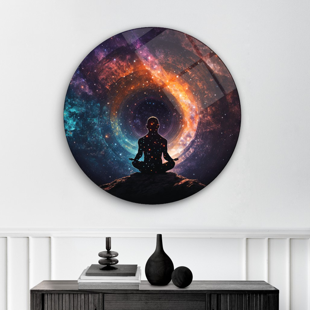 Meditasyon Adam Yuvarlak Cam Tablo | Hediyelik, Dekoratif, Ofis, Meditasyon Adam Yuvarlak Cam Tablo | Hediyelik, Dekoratif, Ofis, Fiyatı, Yorumları ve Özellikleri