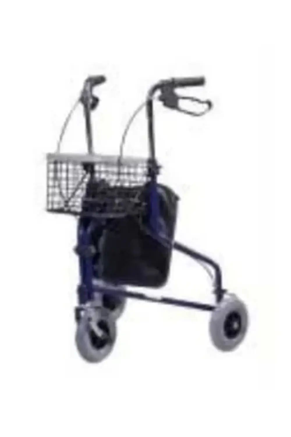 Medwelt İthal 3 Tekerlekli Çantalı Frenli Walker Yürüteç