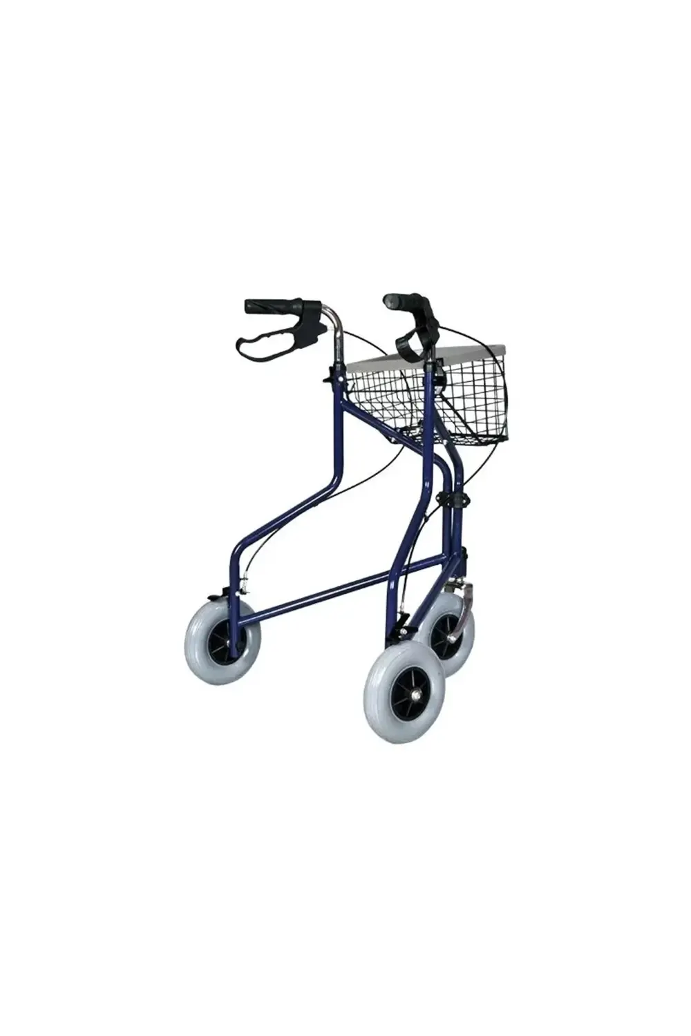 Medwelt İthal 3 Tekerlekli Çantalı Frenli Walker Yürüteç
