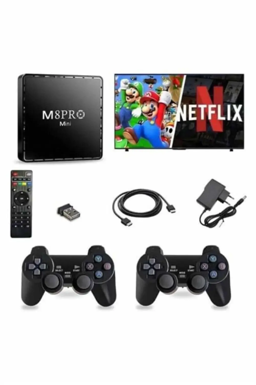 Medya Oynatıcı Smart Tv Wi-Fi 4K Android TV Box Medya Oynatıcı An