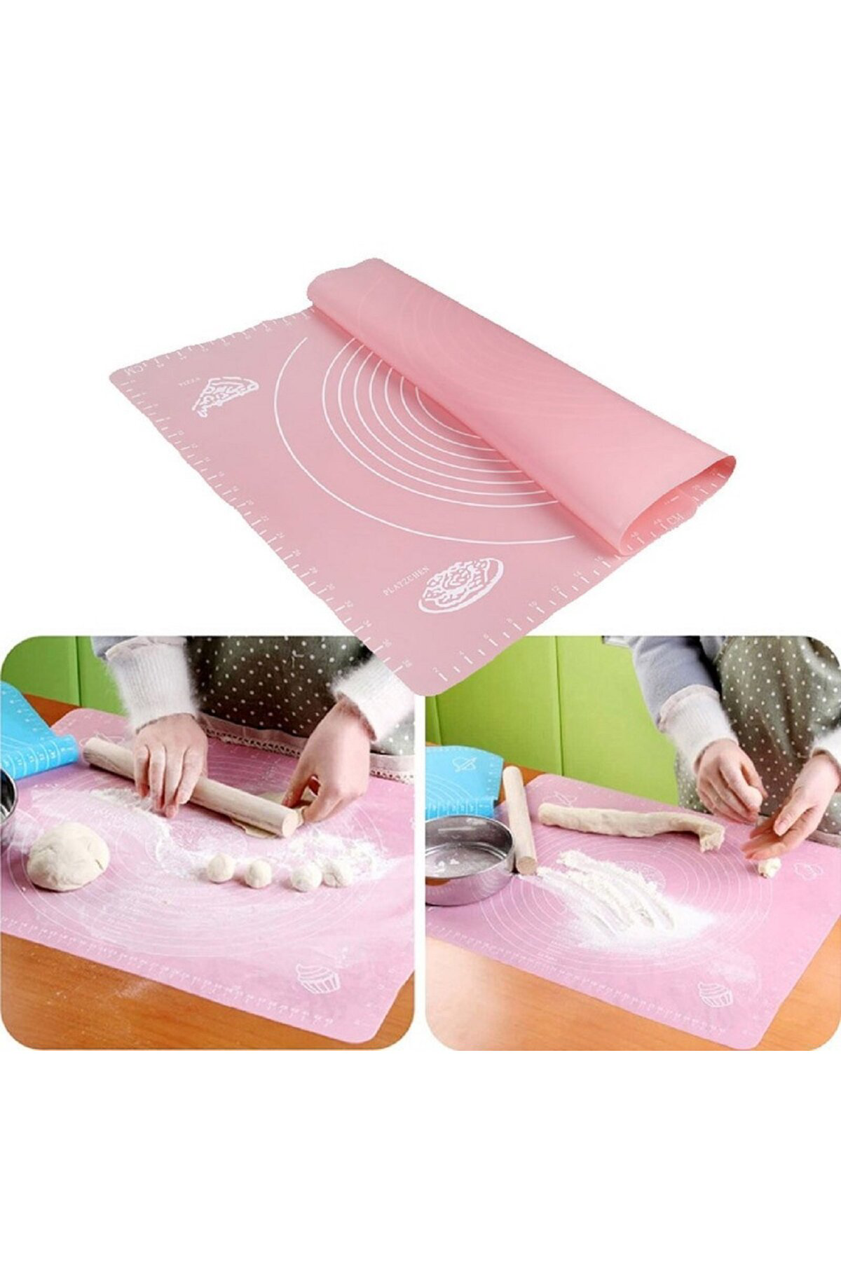 Safe Group Mega Boy Hamur Açma Örtüsü Hamur Matı Ölçekli 45X65 Cm