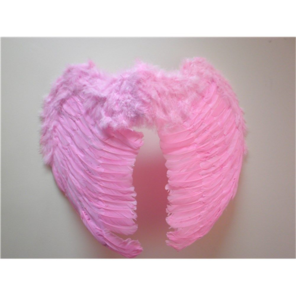 Mega Boy Pembe Renk Tüylü Melek Kanadı 100x85 cm Mega Boy Pembe Renk Tüylü Melek Kanadı 100x85 cm