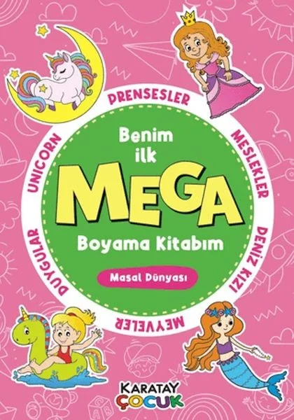 Mega Boyama Kitabım - Masal Dünyası Fiyatı, Yorumları ve Özellikleri