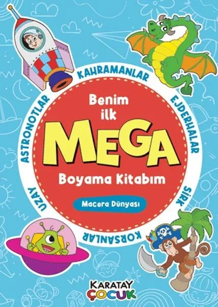 Mega Boyama Kitabım - Macera Dünyası Fiyatı, Yorumları ve Özellikleri