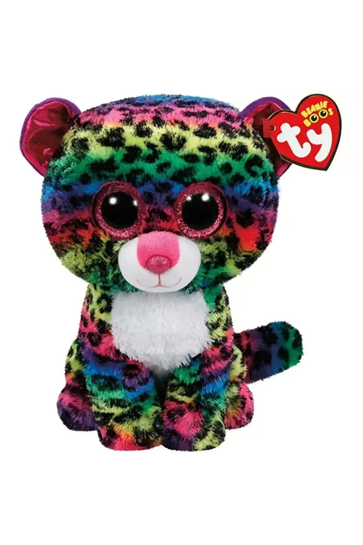 Mega Dotty Multıcolor Leopard Reg Leopar 15 CM Peluş Oyuncak