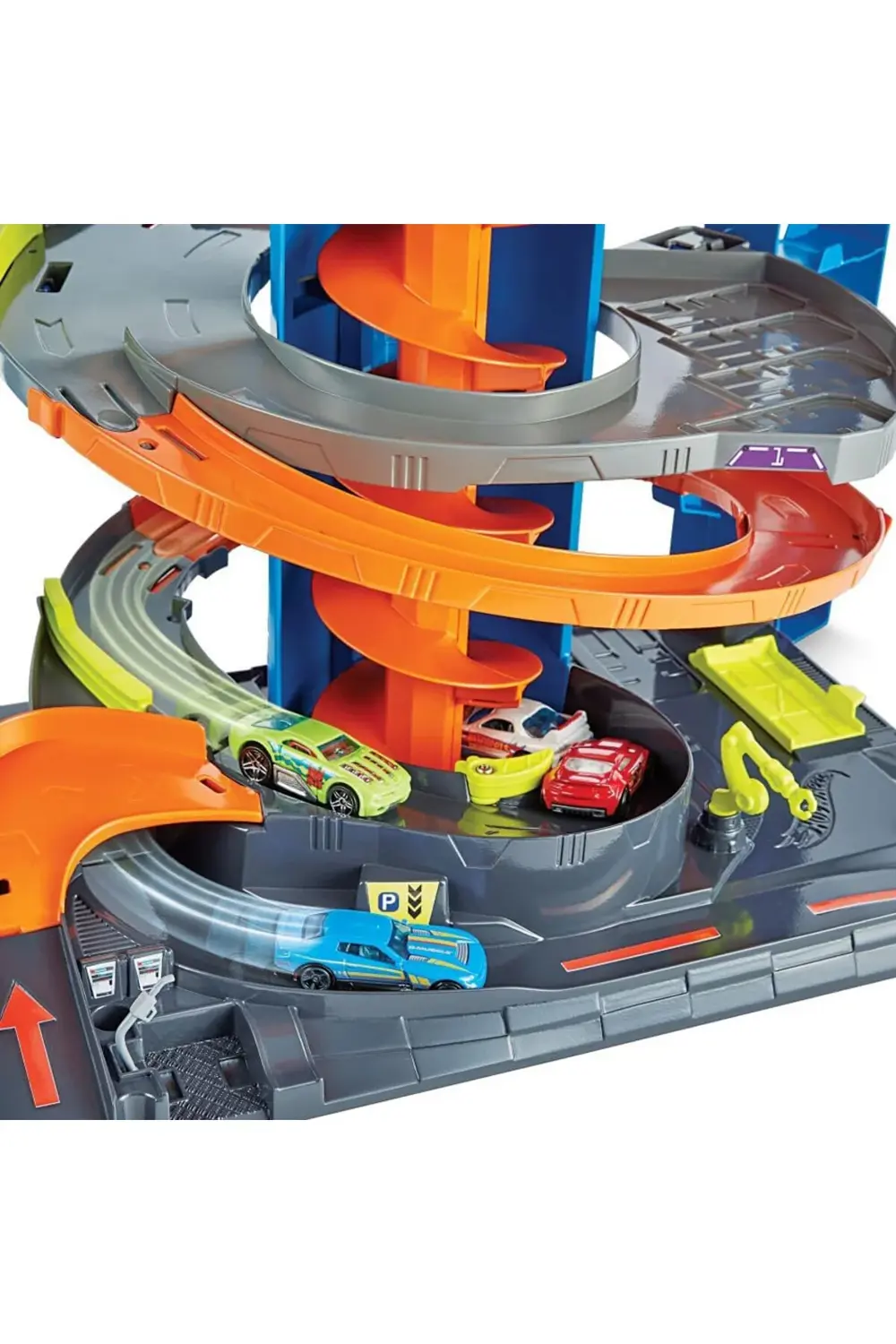 Mega Garaj Oyun Seti, 1 Araç, Asansör ve 60'tan Fazla Araba Sakla