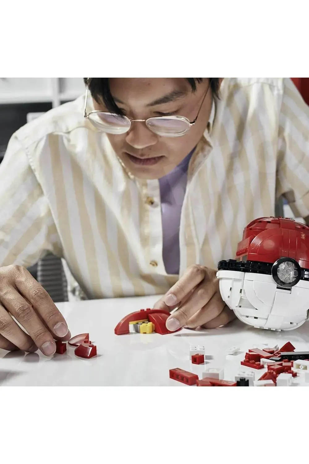 MEGA Pokémon™ -  Jumbo Poké Ball Yapı sSeti, çocuklar için yapı o