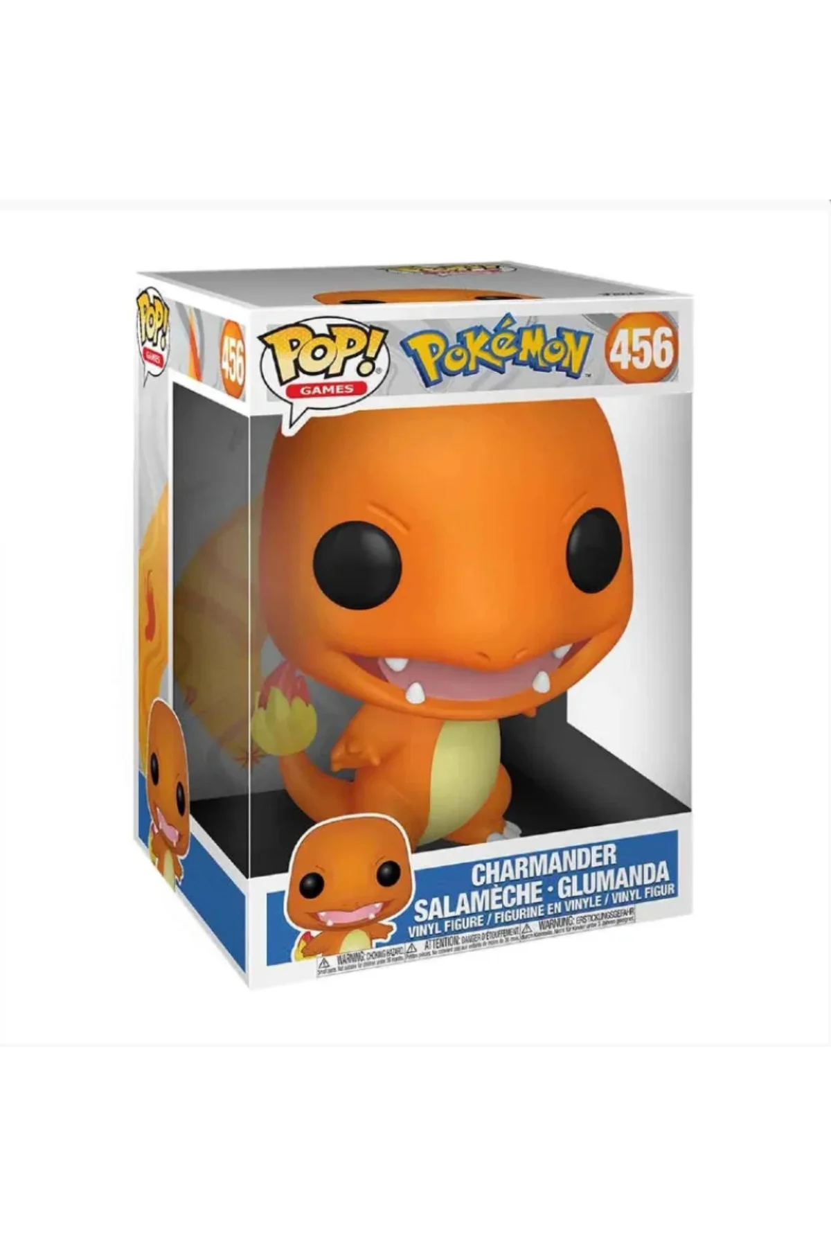 Mega Pop! Games Pokemon Charmander 456 10 inc.