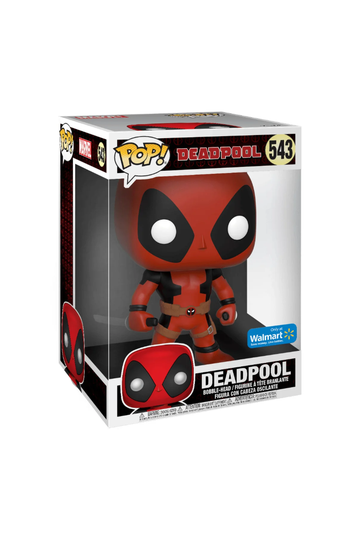 Mega Pop! Marvel Deadpool Swords 10 Inch Bobble-Head (543)