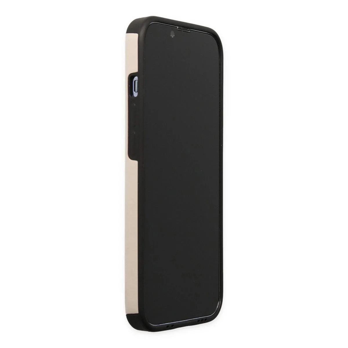Mega Standlı Silikon Kılıf Apple iPhone 13 Pro Max ile Uyumlu - Gold Mega Standlı Silikon Kılıf Apple iPhone 13 Pro Max ile Uyumlu - Gold