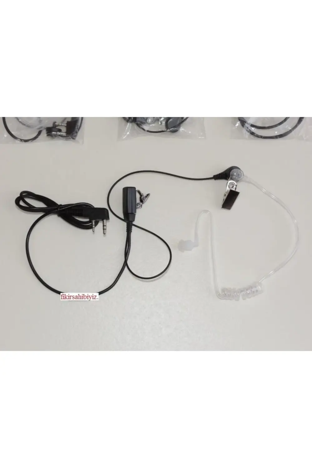 Mega Tip Büyük Boy Şeffaf Silikon Kulaklık Elden Tetikli Bas Konu