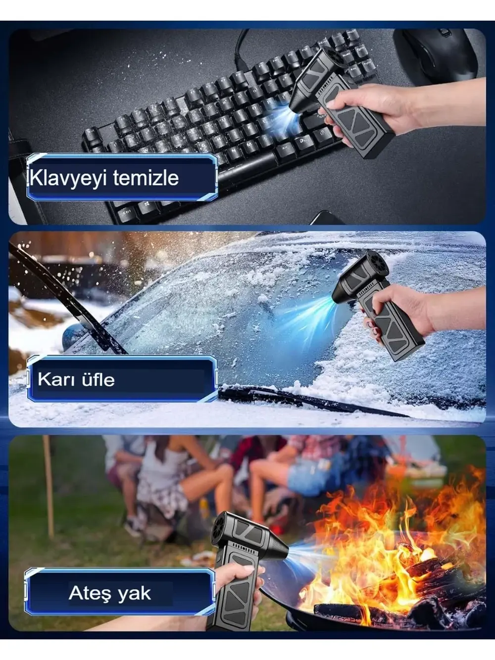 Mega Turbo Üfleyici Elektrikli Şiddetli Fan Hava Kompresör 130.00
