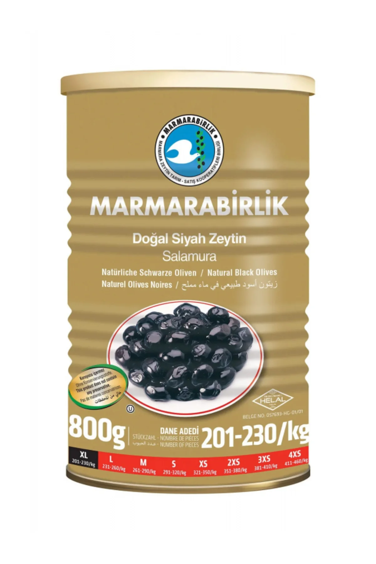 Mega Zeytin 800 gr