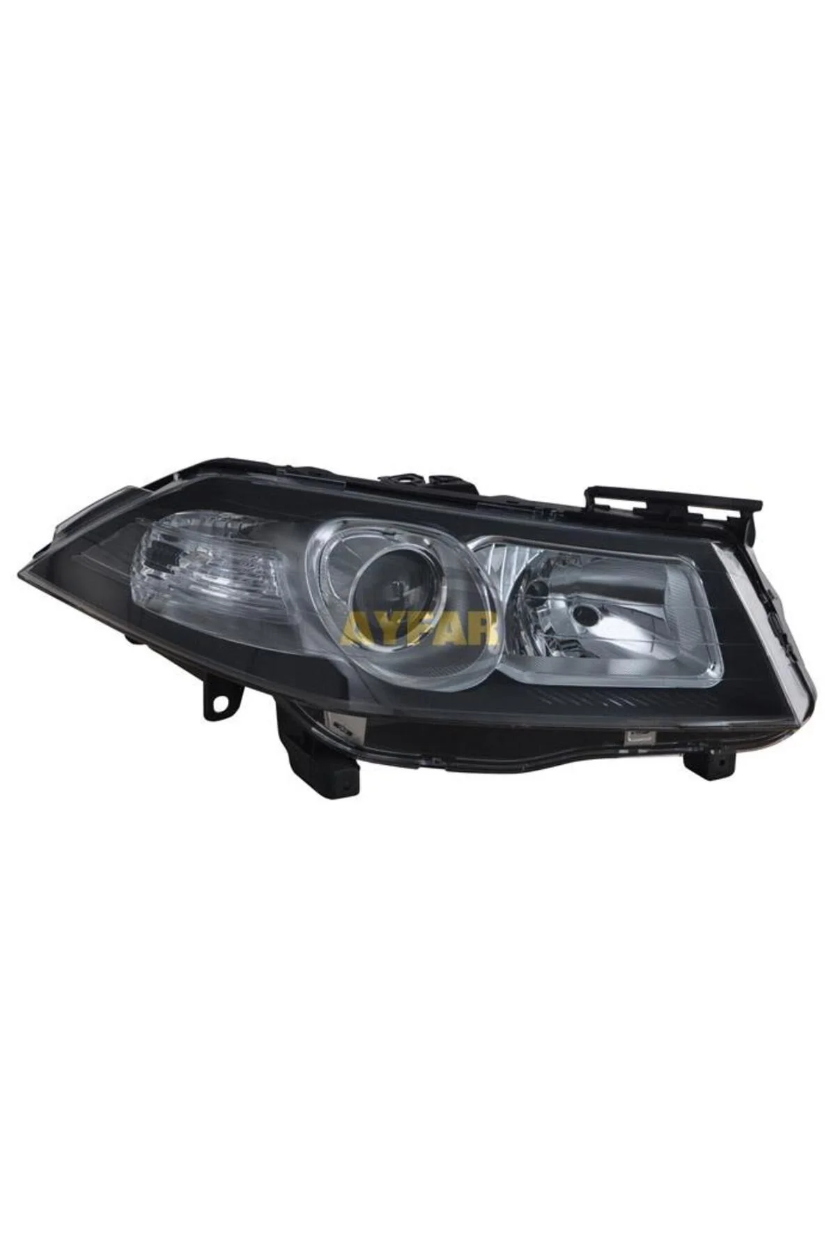 Megane 2 Sağ Siyah Çerçeveli Mercekli Far Ayfar -7701071563-26010