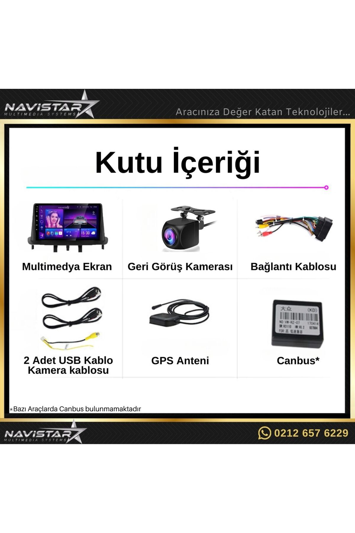 Megane 3 Kablosuz Carplay 2 64gb Android 13 Navigasyon Multimedya