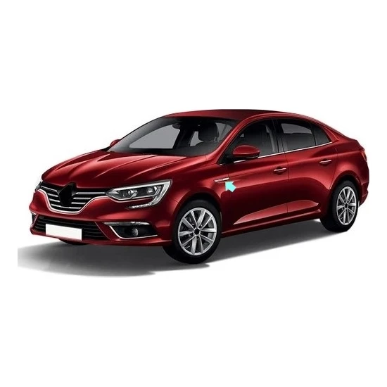 Megane 4 HB 5D/SD 2016 Sonrası Yan Çamurluk 2 Parça Paslanmaz Çel