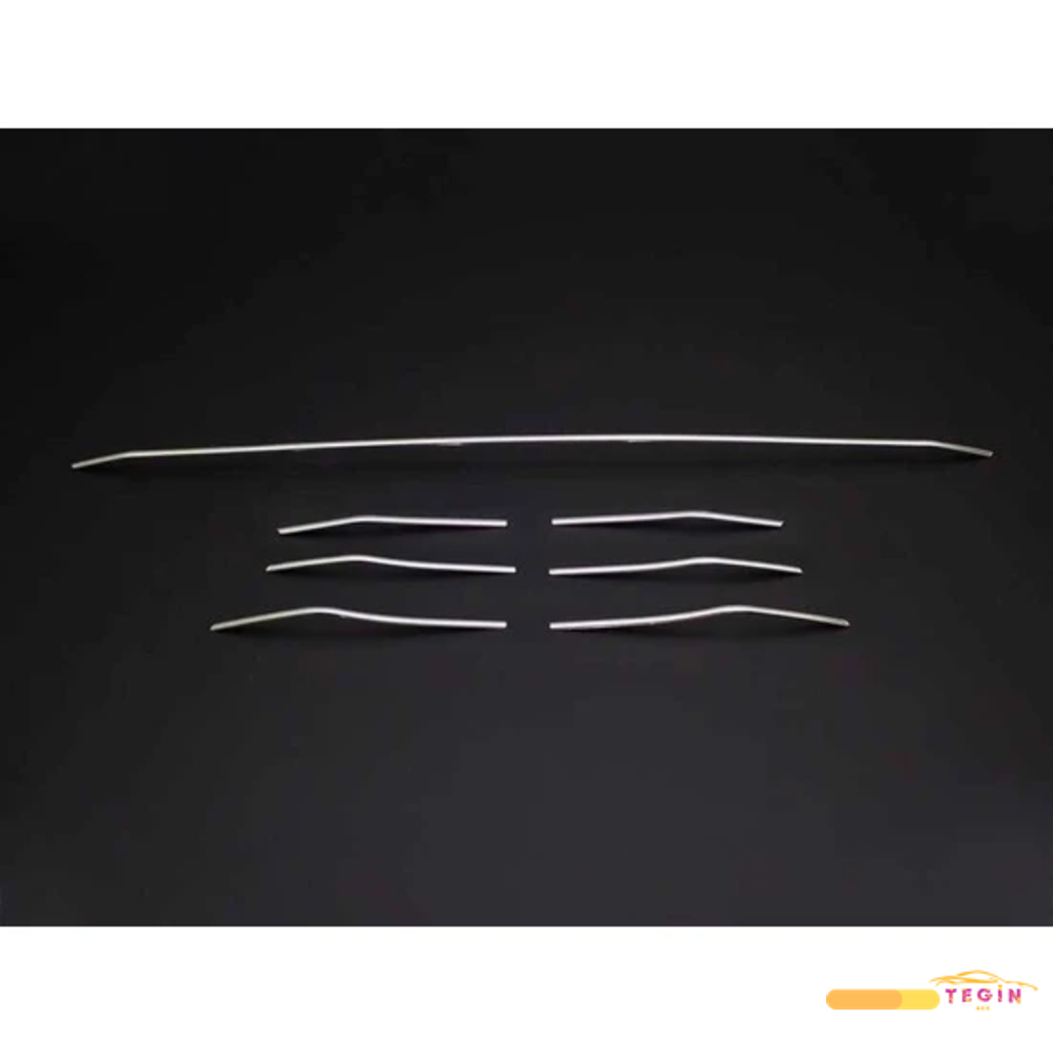 Megane 4 HB SD/SD 2016 Sonrası Premium Ön Tampon Çıtası 7 Parça