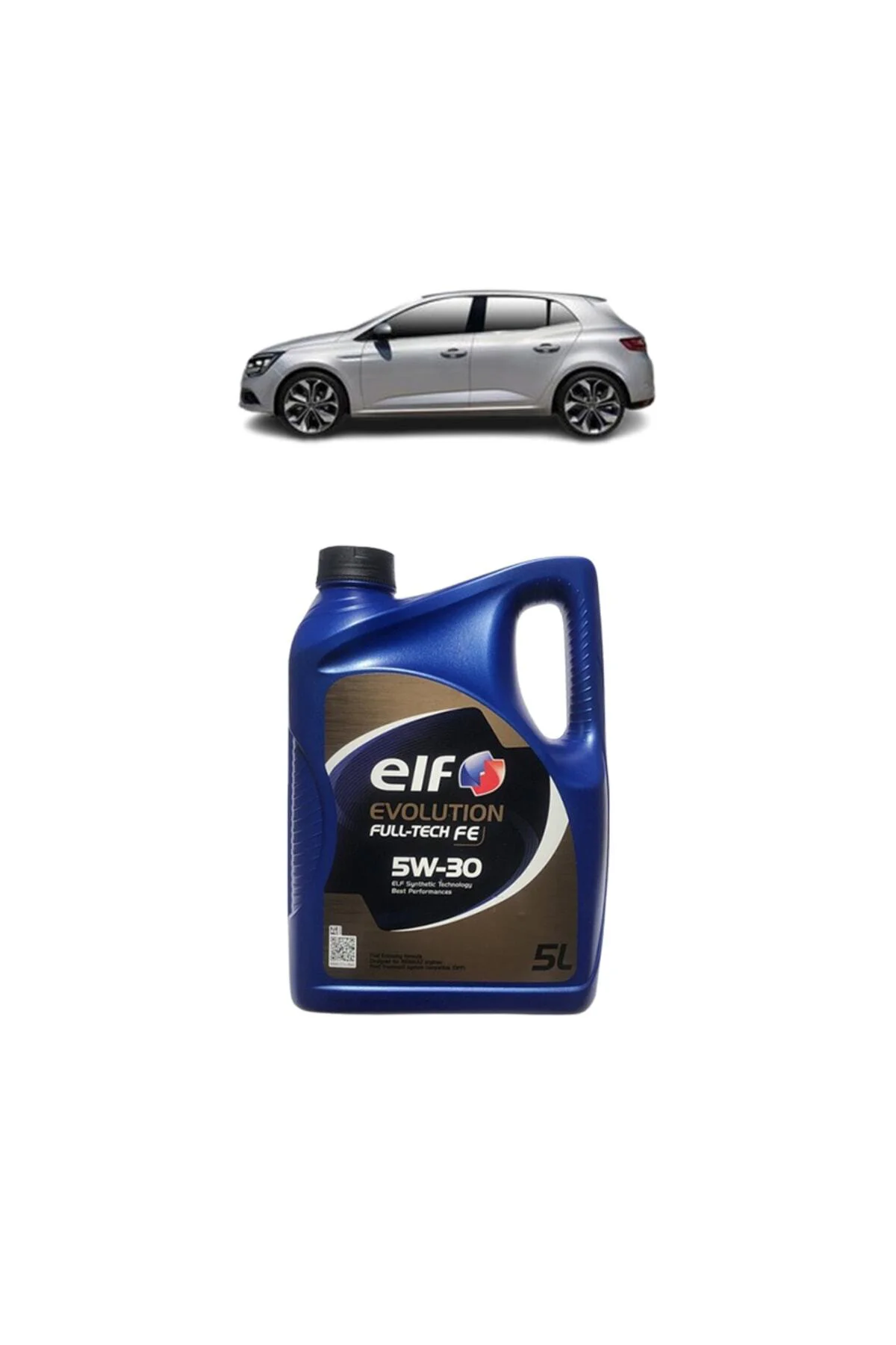 Megane 4 Saloon 1.5 Dci Hp90 Kw66 K9K656 2016-2025+Elf 5w30 5lt 2