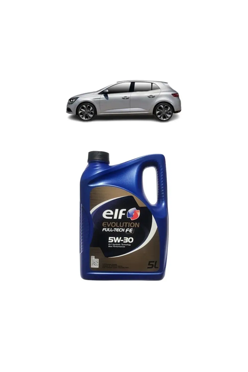 Megane 4 Saloon 1.5 Dci Hp90 Kw66 K9K656 2016-2025+Elf 5w30 5lt 2