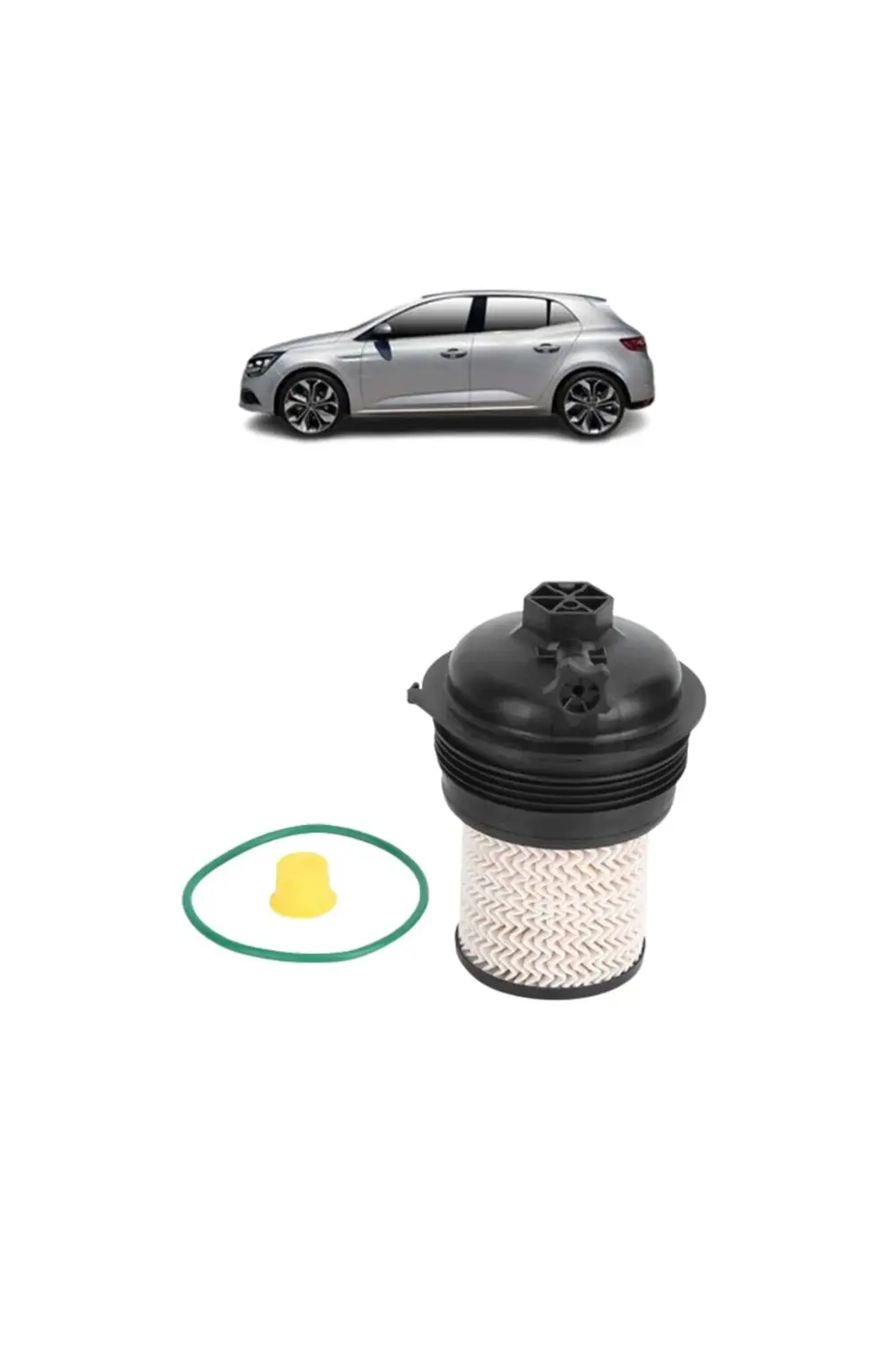 Megane 4 Saloon 1.5 Dci Hp90 Kw66 K9K656 2016-2025+Elf 5w30 5lt 2