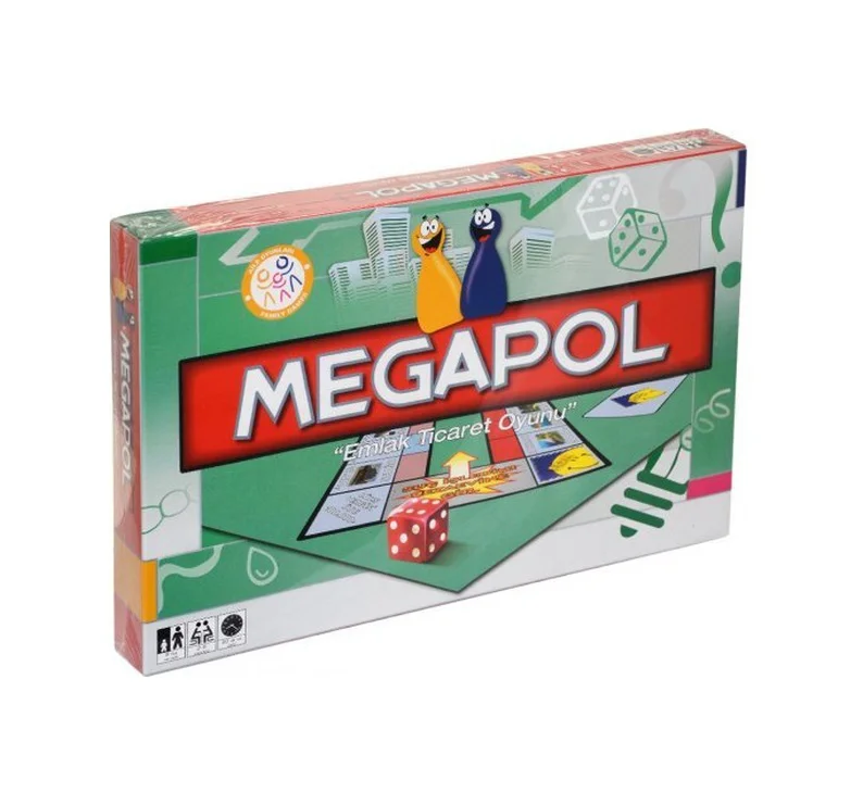 Megapol Gayrimenkul Emlak Ticaret Kutu Oyunu Monopoly