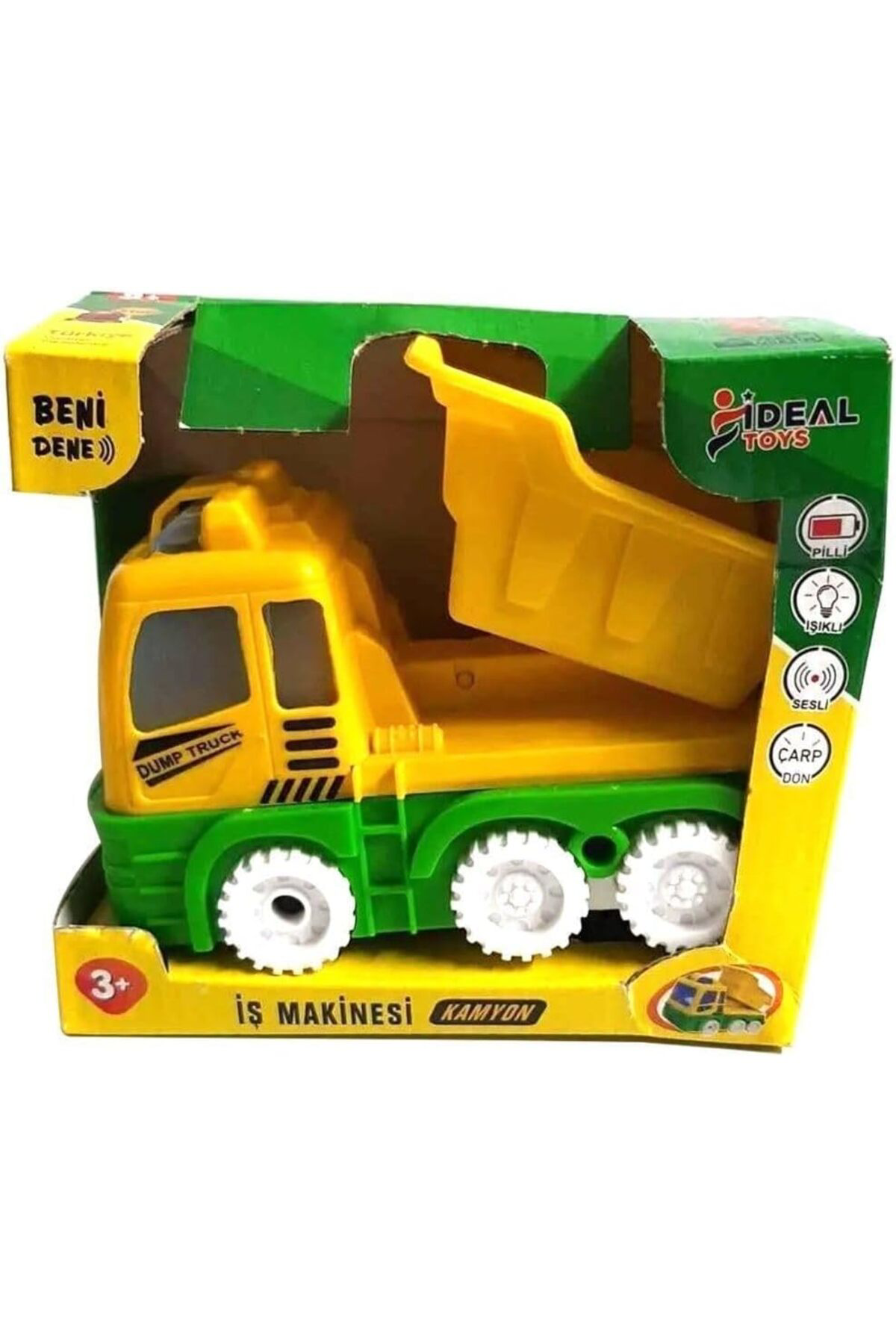 MeGon Pilli Sesli Işıklı Sensörlü Kamyon Iş Makinası 044 1220107