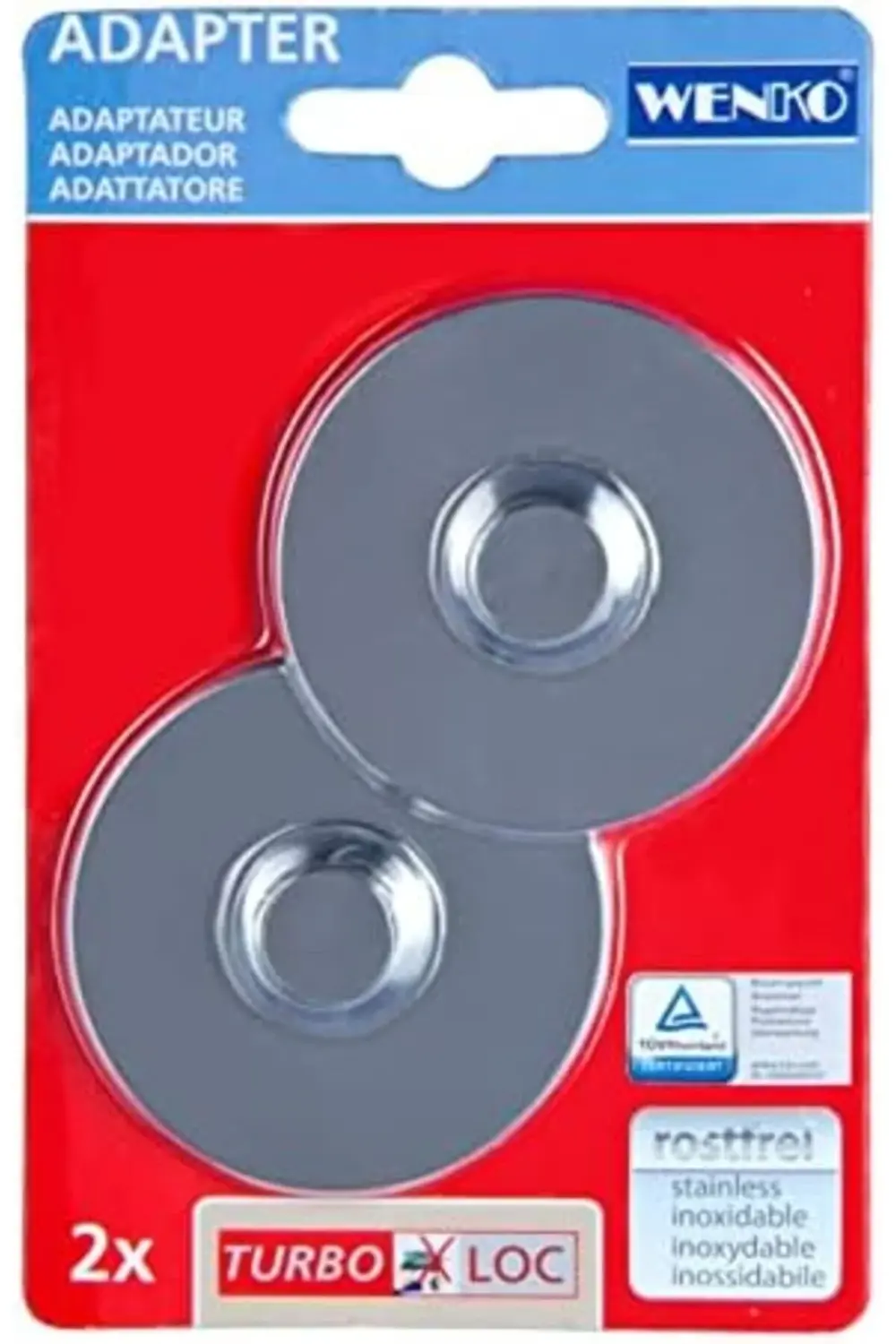 MeGon Turbo-Loc® Adaptörü delmeden sabitleme için Krom 044 122010