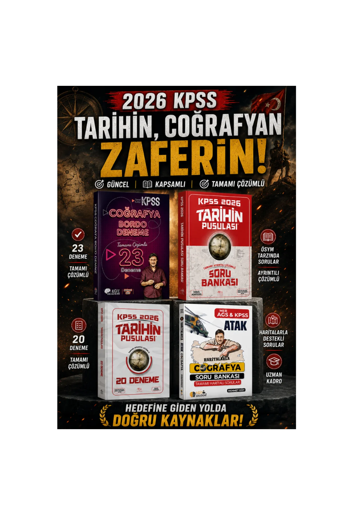 Mehmet Eğit KPSS Coğrafya Bordo 23 Deneme & Haritalarla Coğrafya Mehmet Eğit KPSS Coğrafya Bordo 23 Deneme & Haritalarla Coğrafya