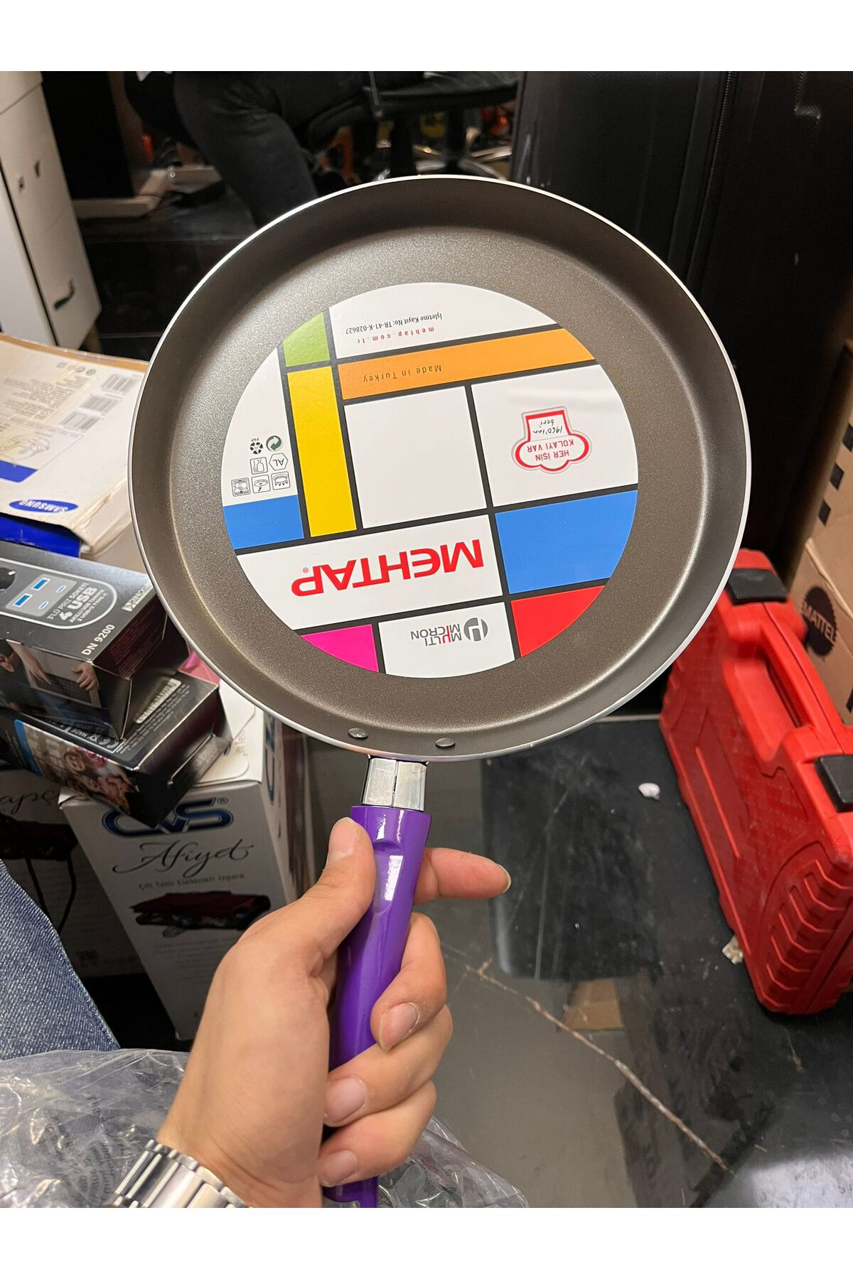 Naturawin Mehtap 20 Cm Tava Mor