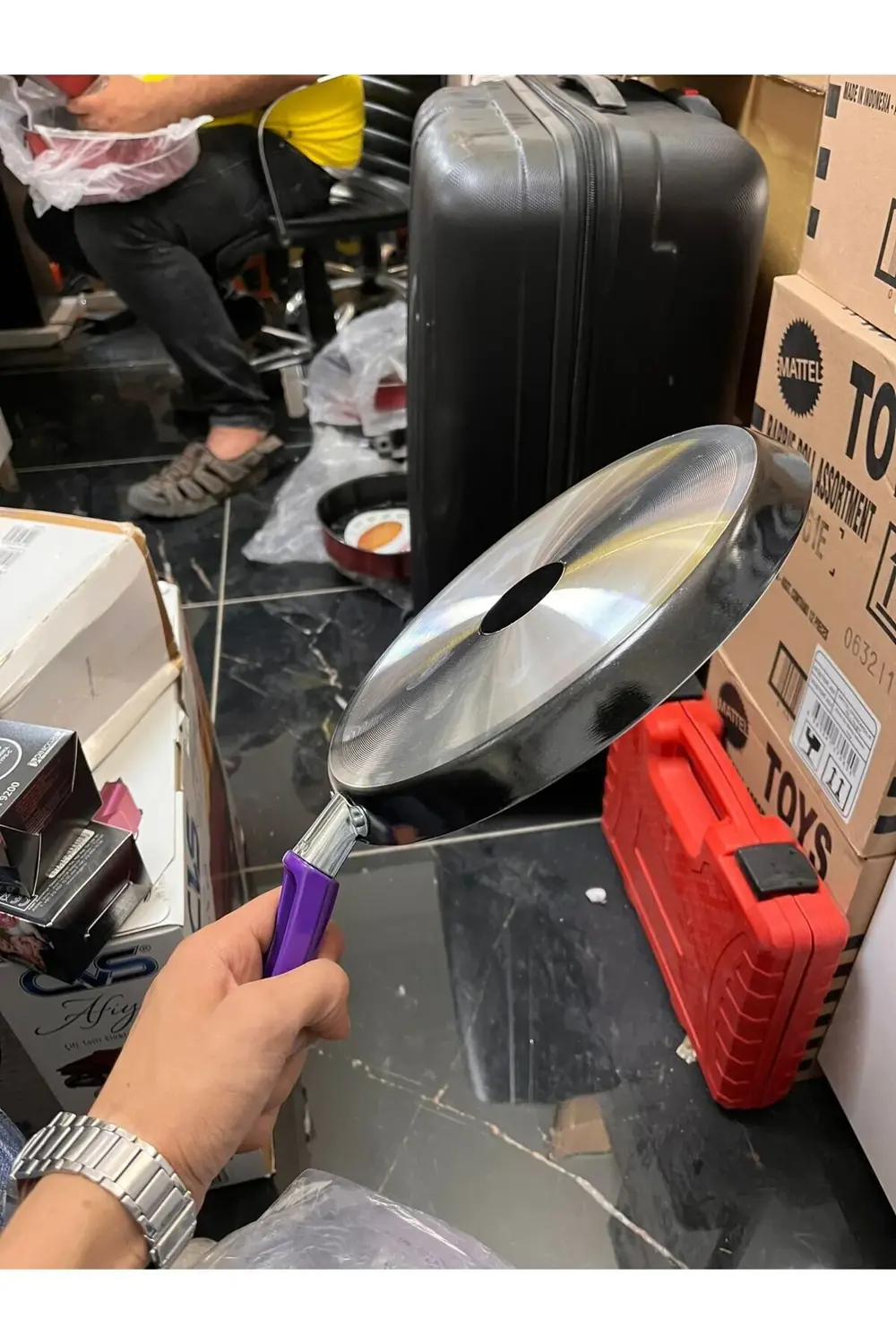 Mehtap 20 cm tava mor