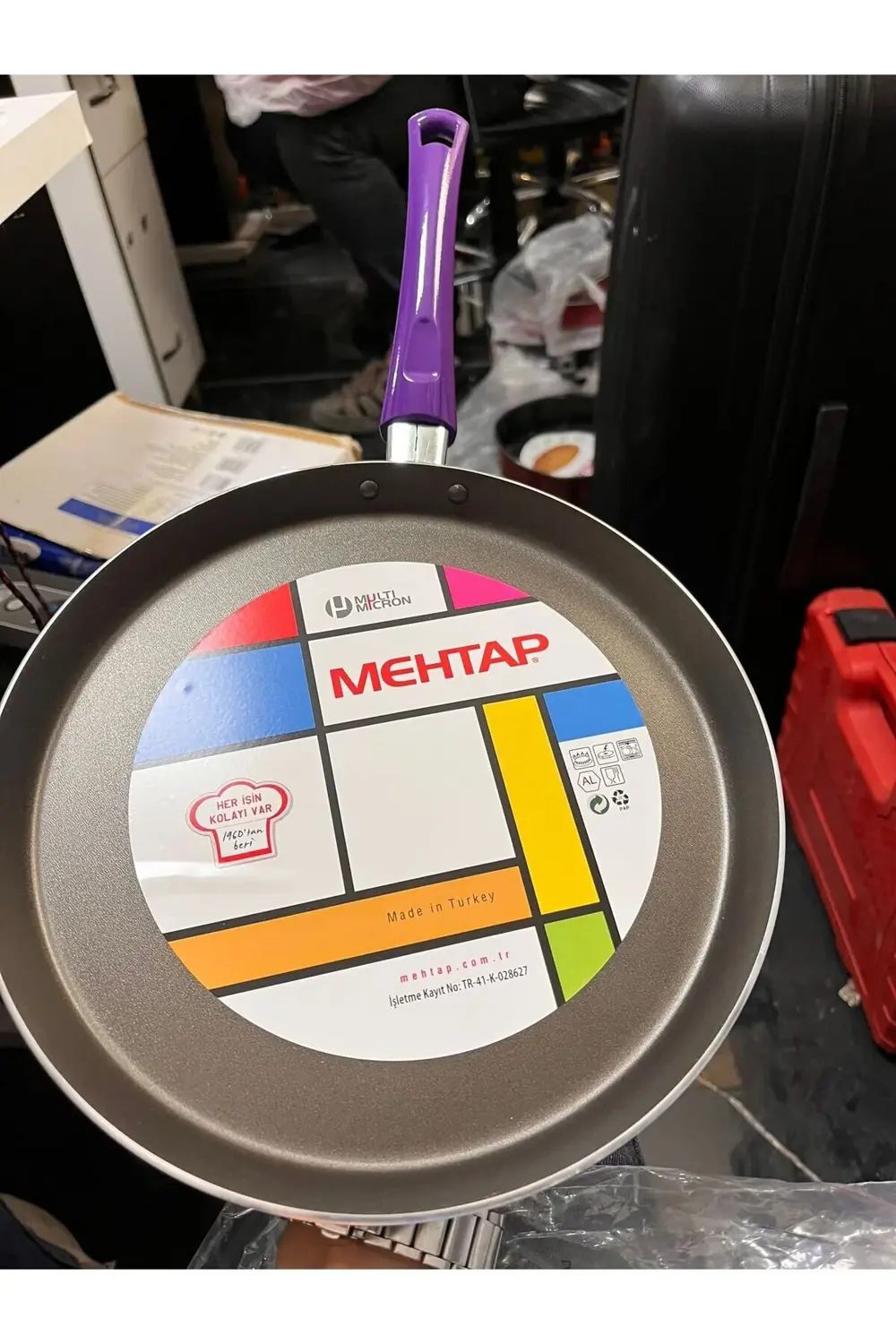 Mehtap 20 cm tava mor