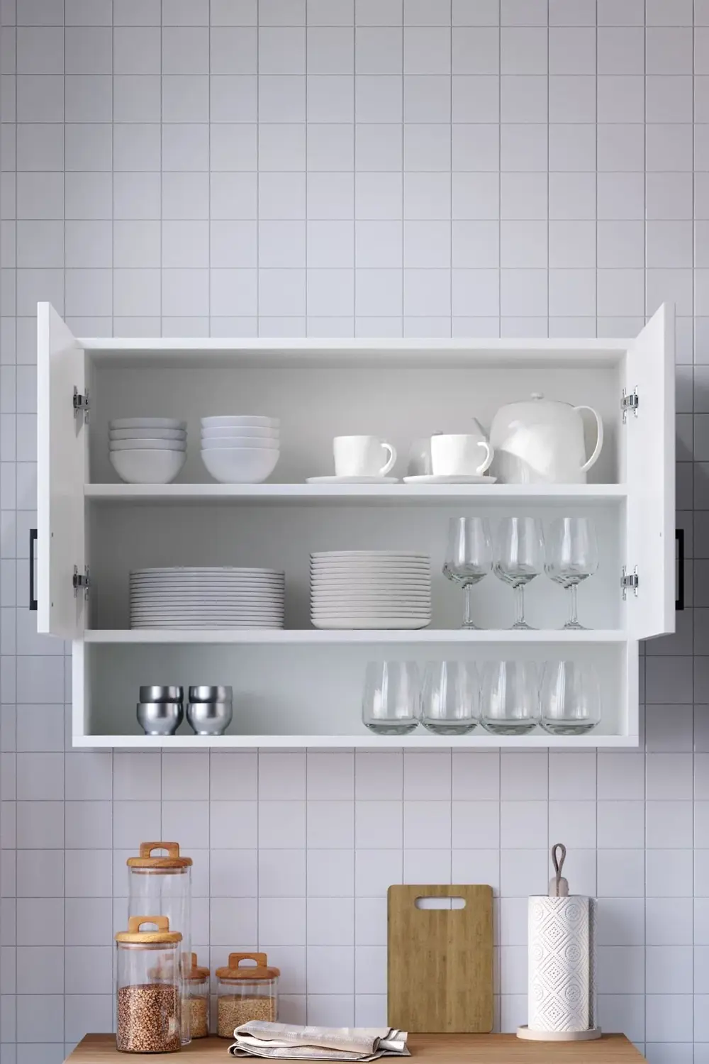 Mobideko Meiza Mini Mutfak Dolabı Üst Modül 80 Cm