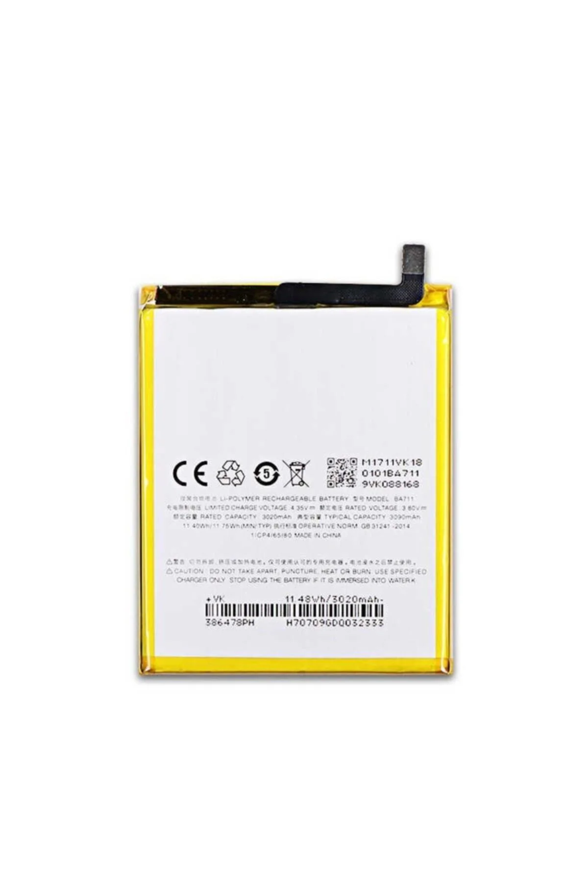 Meizu M6 BA711 Pil Batarya