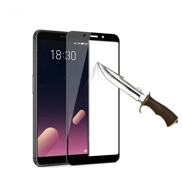 Meizu M6s 3D Full Kaplama Kırılmaz Cam Ekran Koruyucu - Ultra Saf ve Kesici Nesnelere Dirençli