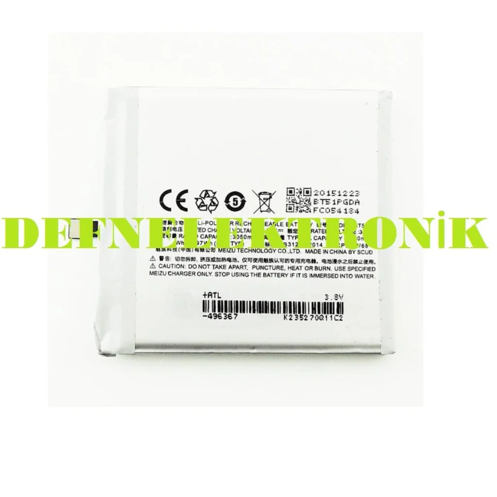Meizu Mx5 Bt51 Batarya Pil