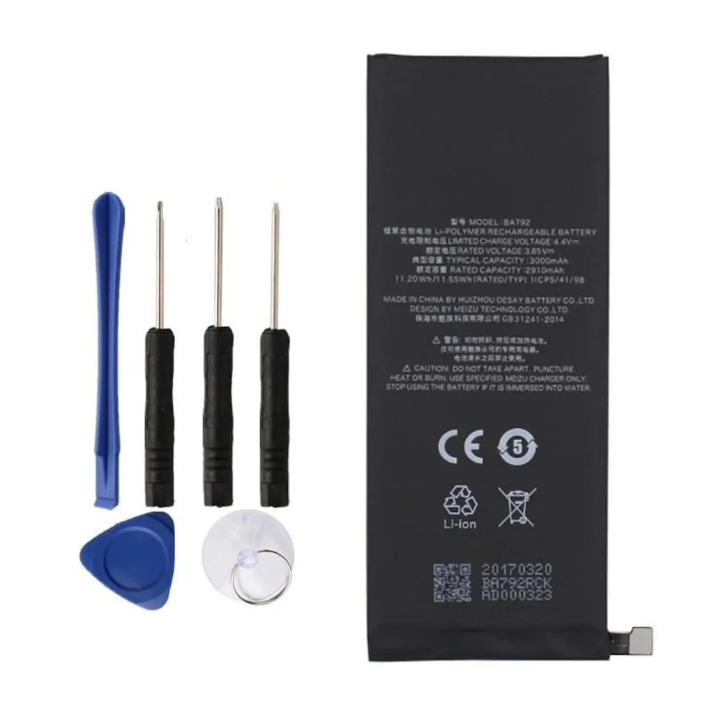 Meizu Pro 7 Batarya Pil Ba792 + Tamir Seti