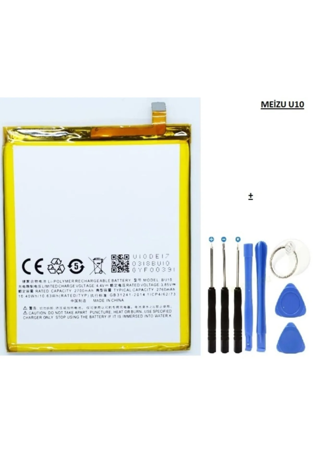 Meizu U10 Pil Batarya BU10 ve Tamir Seti