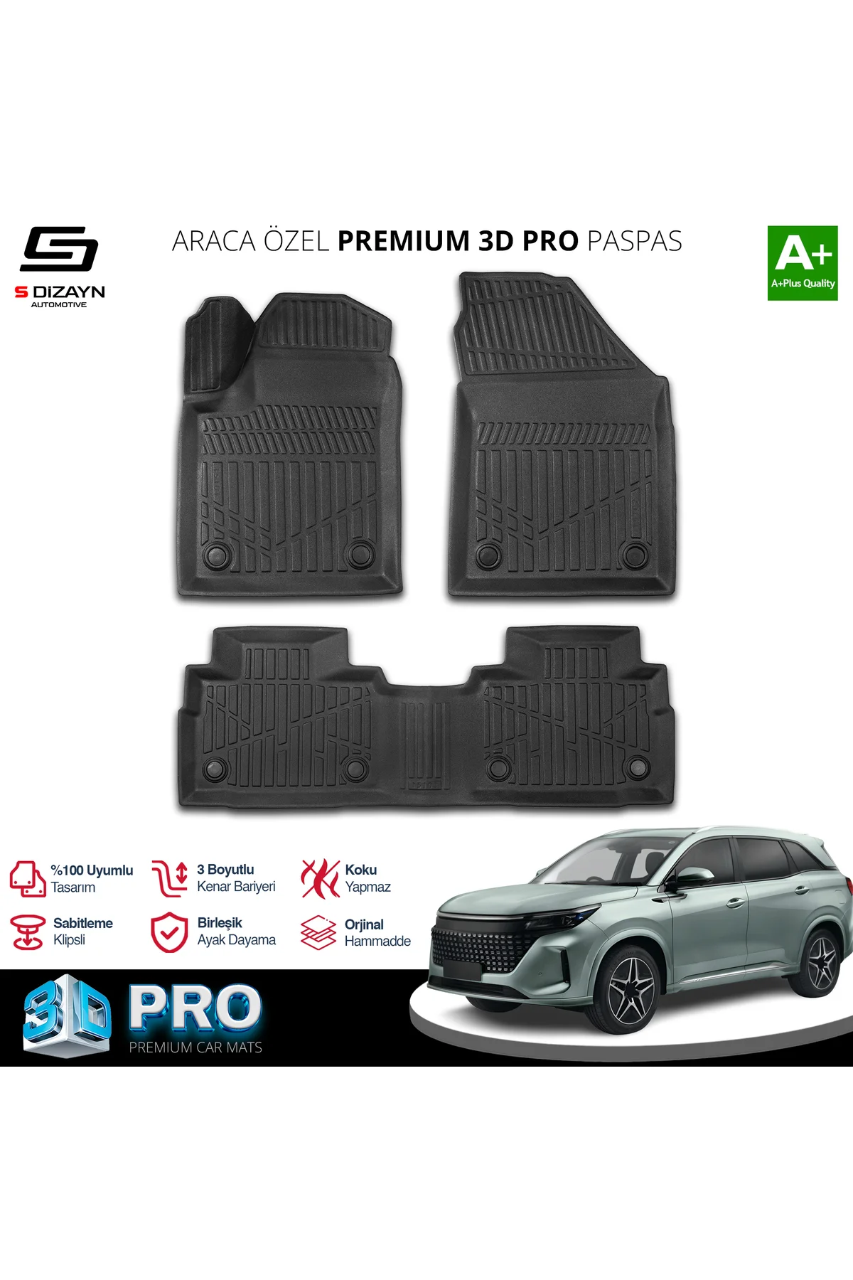Meka Part DFSK E5 Plug-IN Hybrid 3D Pro Havuzlu Paspas 2024 Üzeri A+ Kalite Meka Part DFSK E5 Plug-IN Hybrid 3D Pro Havuzlu Paspas 2024 Üzeri A+ Kalite Fiyatı, Yorumları ve Özellikleri