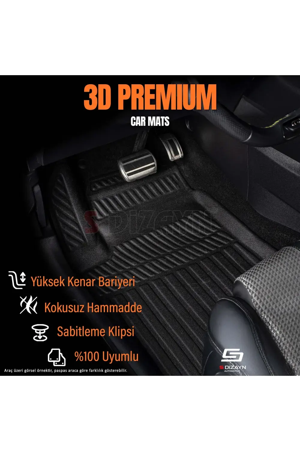 Meka Part Peugeot 408 3D Pro Havuzlu Paspas 2023 Üzeri A+ Kalite Meka Part Peugeot 408 3D Pro Havuzlu Paspas 2023 Üzeri A+ Kalite