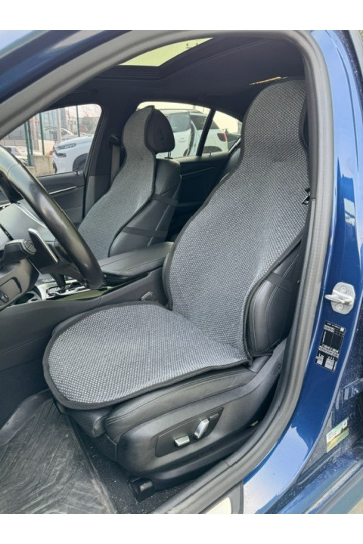 Trend Meka Part Terletmez Koltuk Koruyucu Kılıf Füme Universal 2 Parça