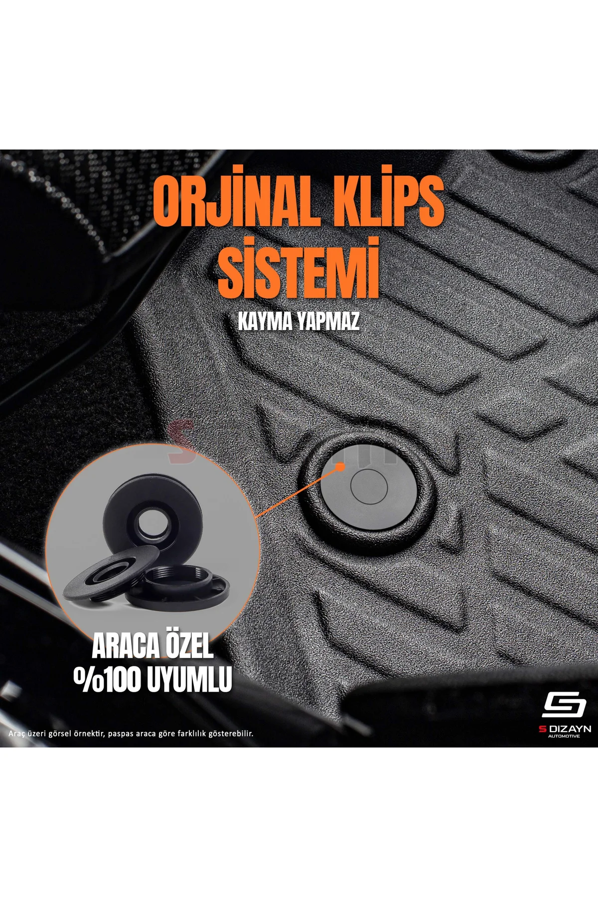 Meka Part VW Caddy 3D Pro Havuzlu Paspas 2004-2010 A+ Kalite